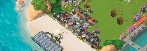 如何在蓝光手游大师中调整海岛奇兵游戏至全屏放大模式