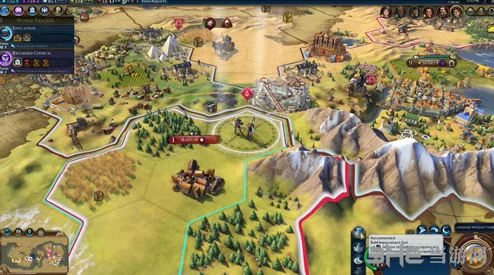 文明6中哪个地图的陆地布局最具战略挑战性与多样性