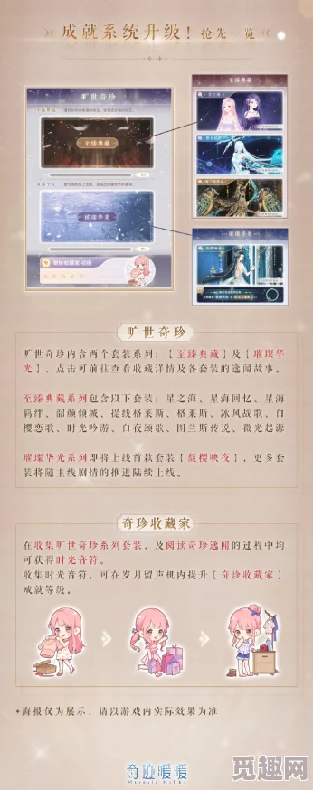 惊喜更新！奇迹暖暖'与子成说'套装成就奖励全面升级，解锁全新豪华礼包